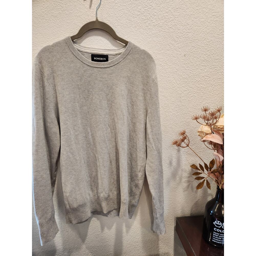 EUC  Bonobos Grey sweater light weight‎ size S/Small